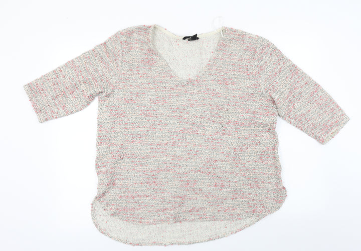 H&M Womens Red Pullover Jumper Size M