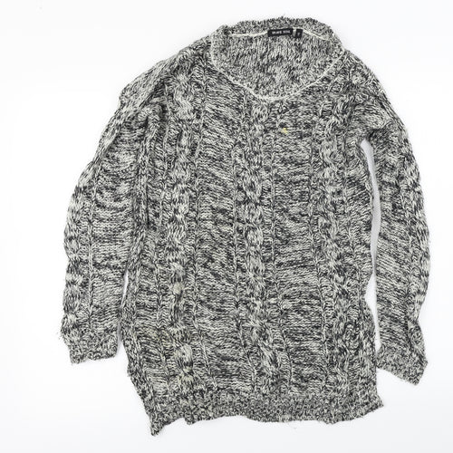 Brave Soul  Womens Grey   Pullover Jumper Size XS