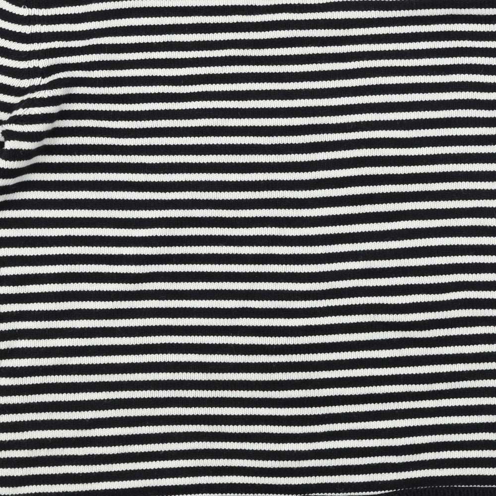 New Look  Womens White Striped  Pullover Jumper Size 12