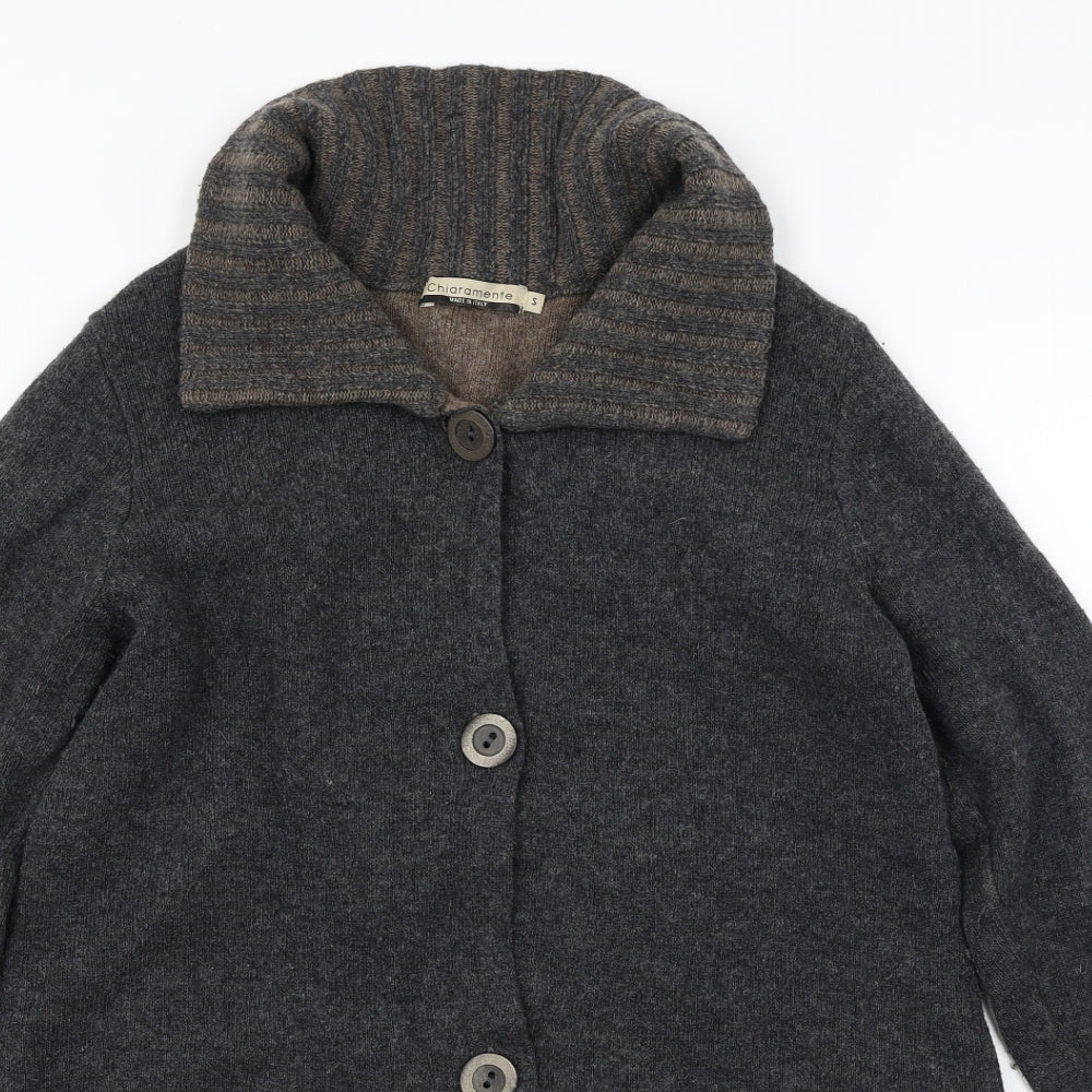 Chiaramente  Womens Grey   Cardigan Jumper Size S