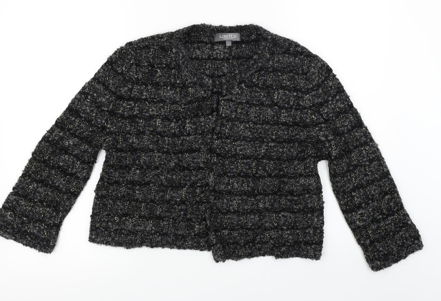 Limited Collection   Womens Black   Cardigan Jumper Size 18