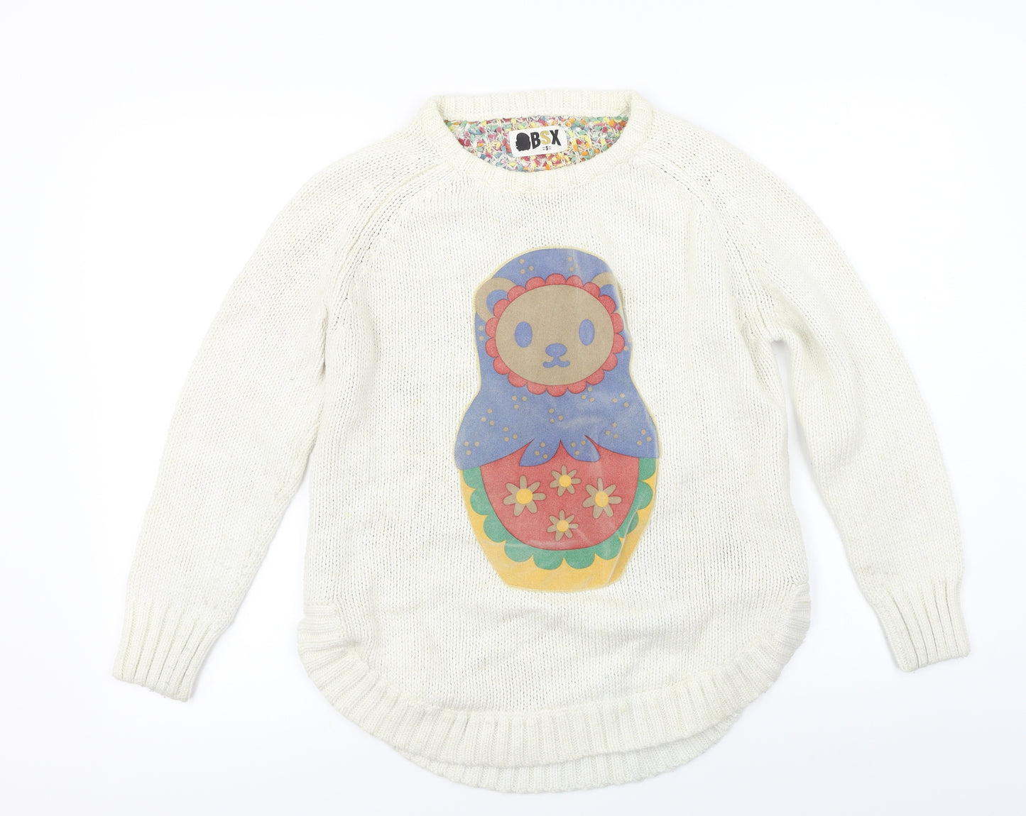 BSX  Womens Beige   Pullover Jumper Size S