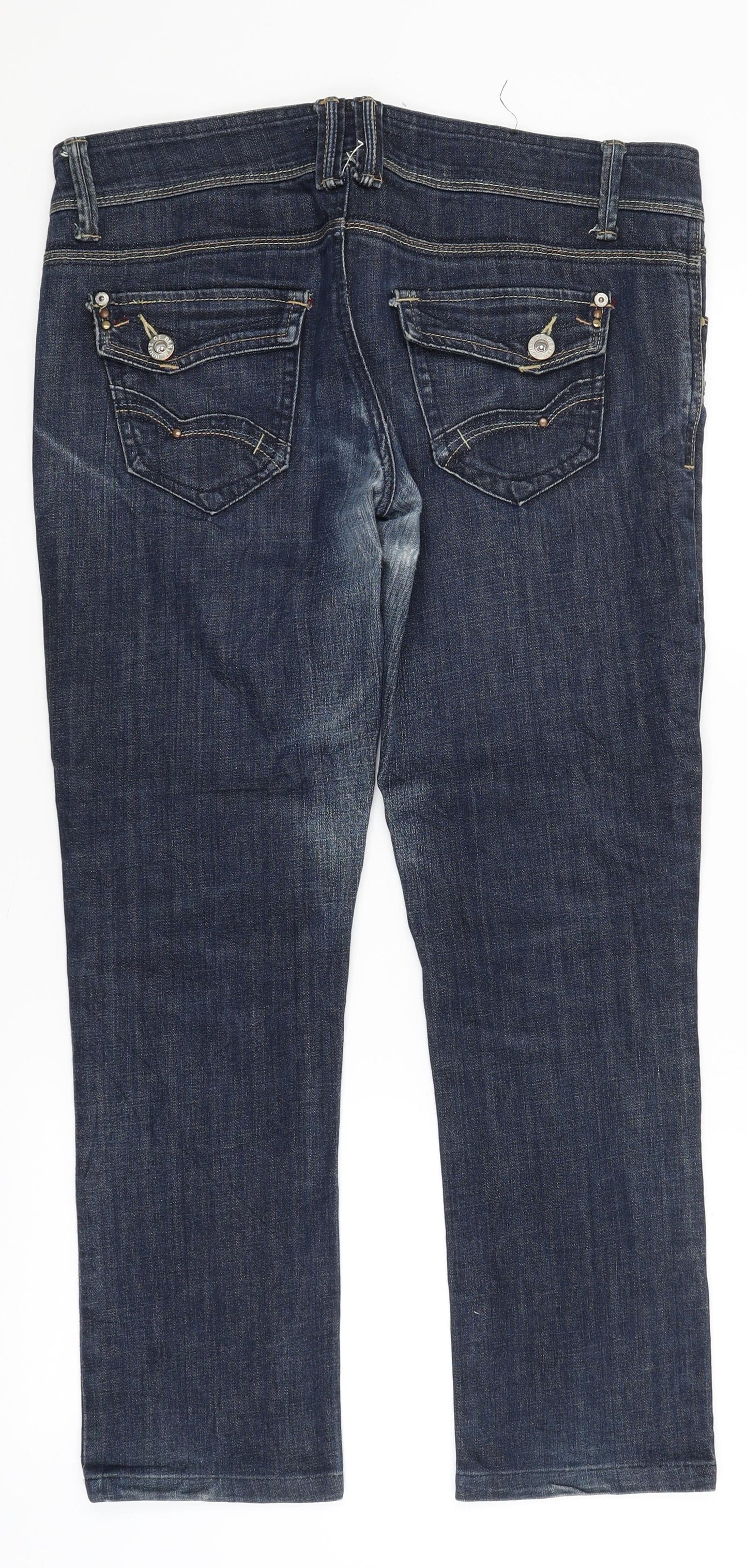 House of Denim Womens Blue   Straight Jeans Size 10 L26 in