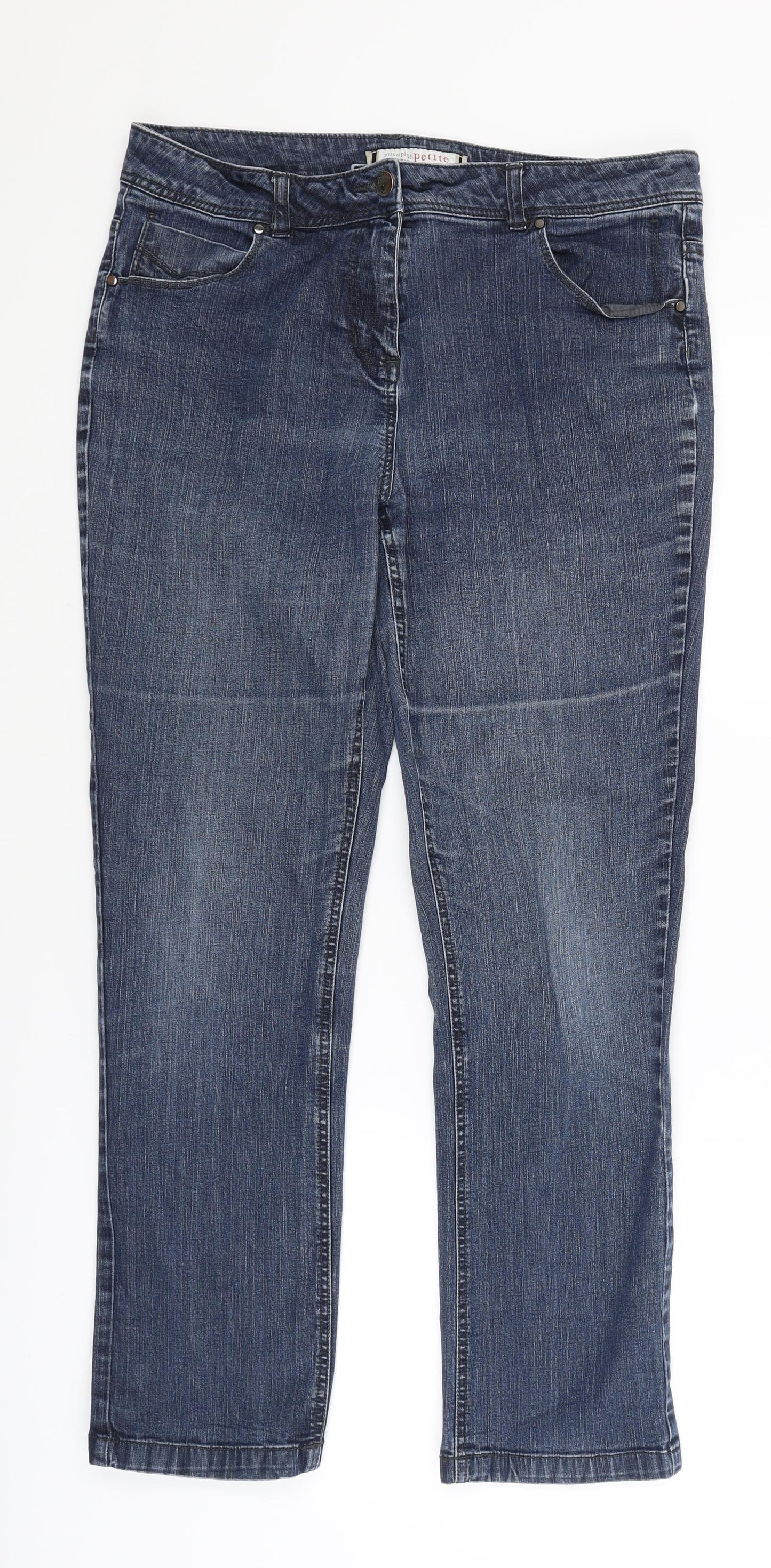 Principles Womens Blue   Straight Jeans Size 16 L26 in