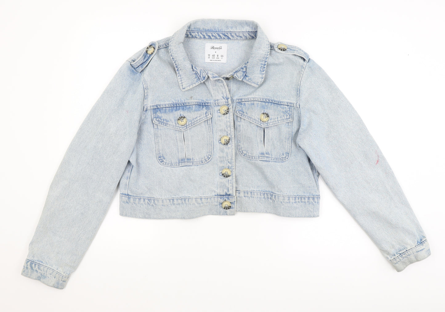 Denim Co Womens Blue   Jacket  Size 12