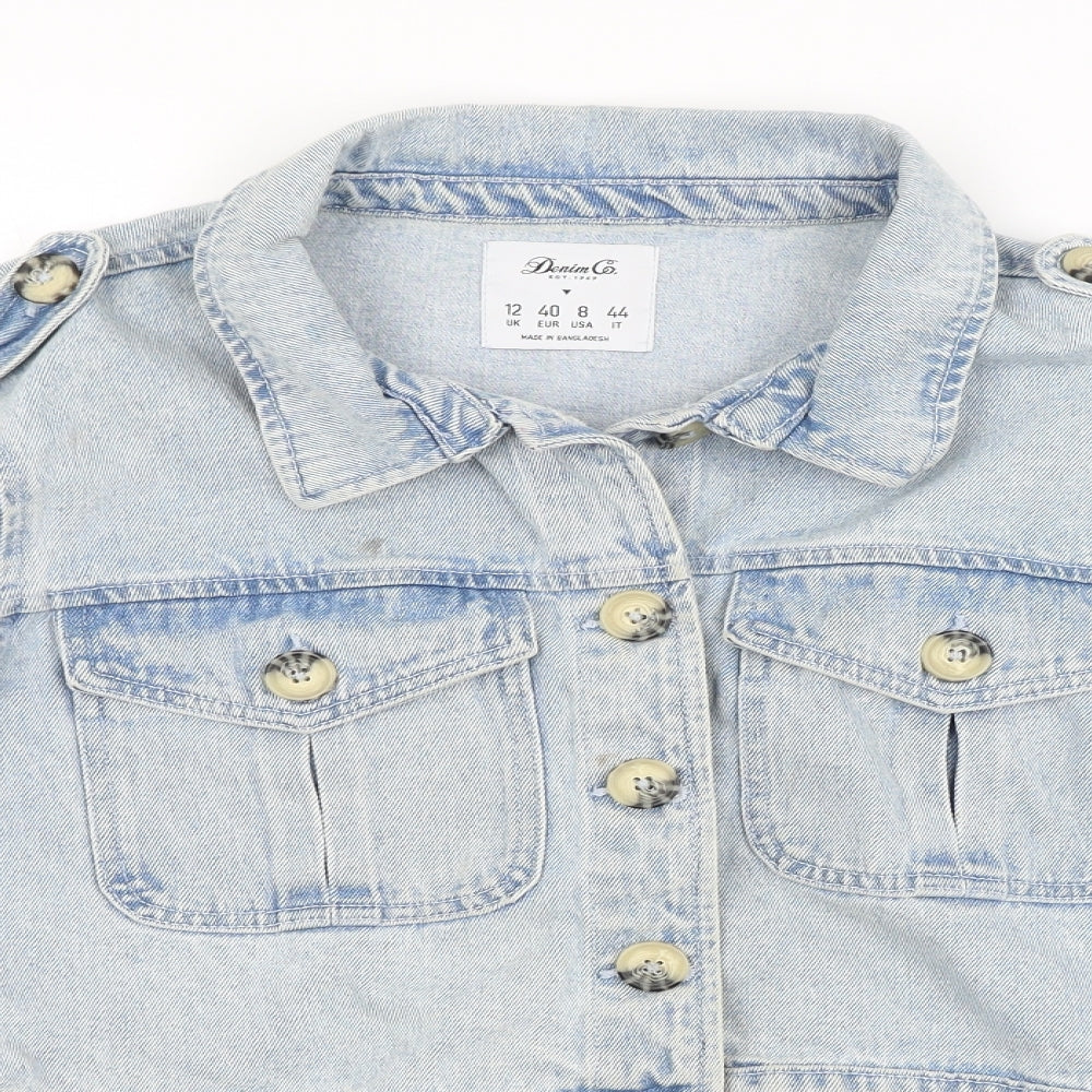 Denim Co Womens Blue   Jacket  Size 12