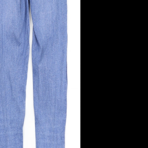 Denim Co Womens Blue   Skinny Jeans Size 8 L26 in