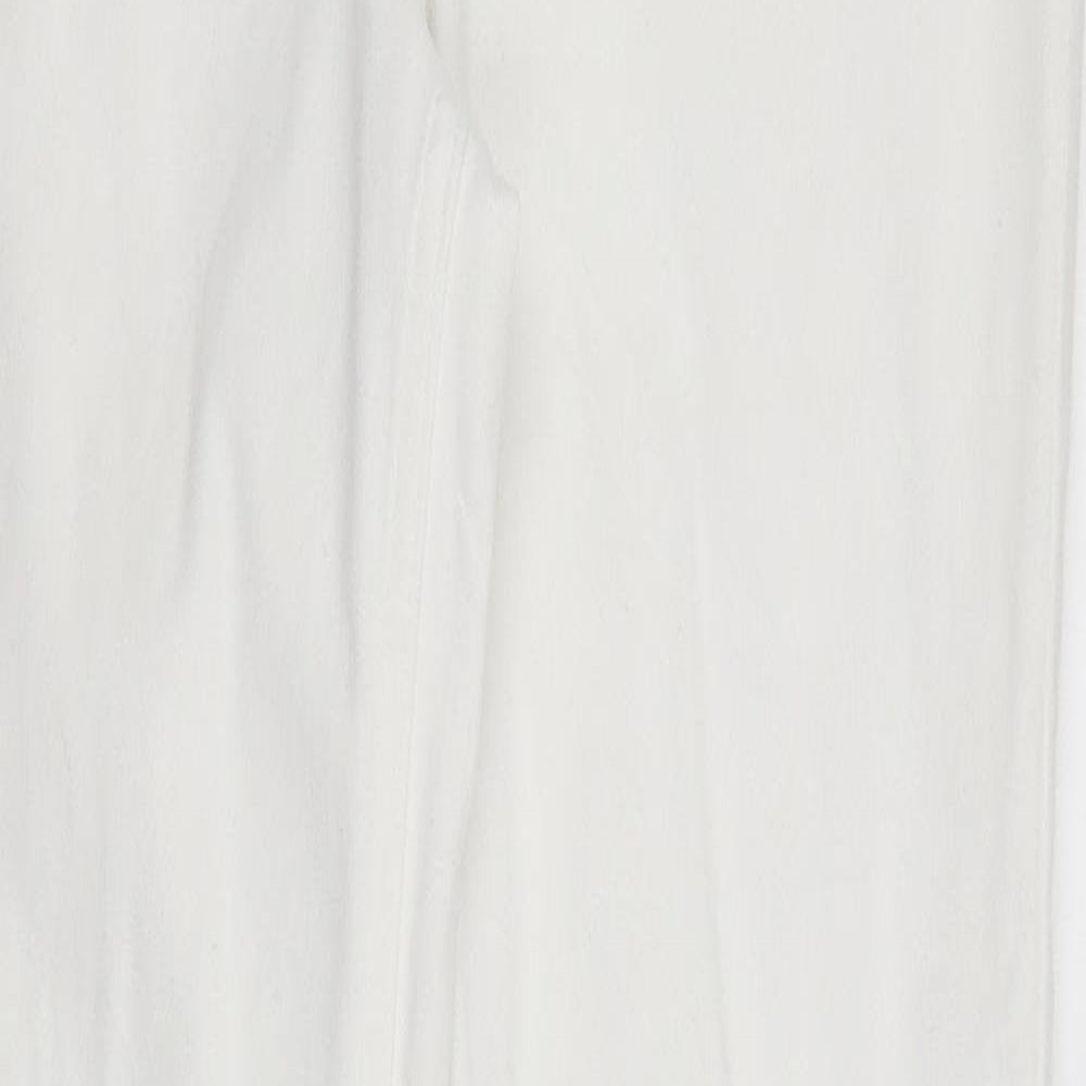 Per Una Womens White   Straight Jeans Size 8 L30 in