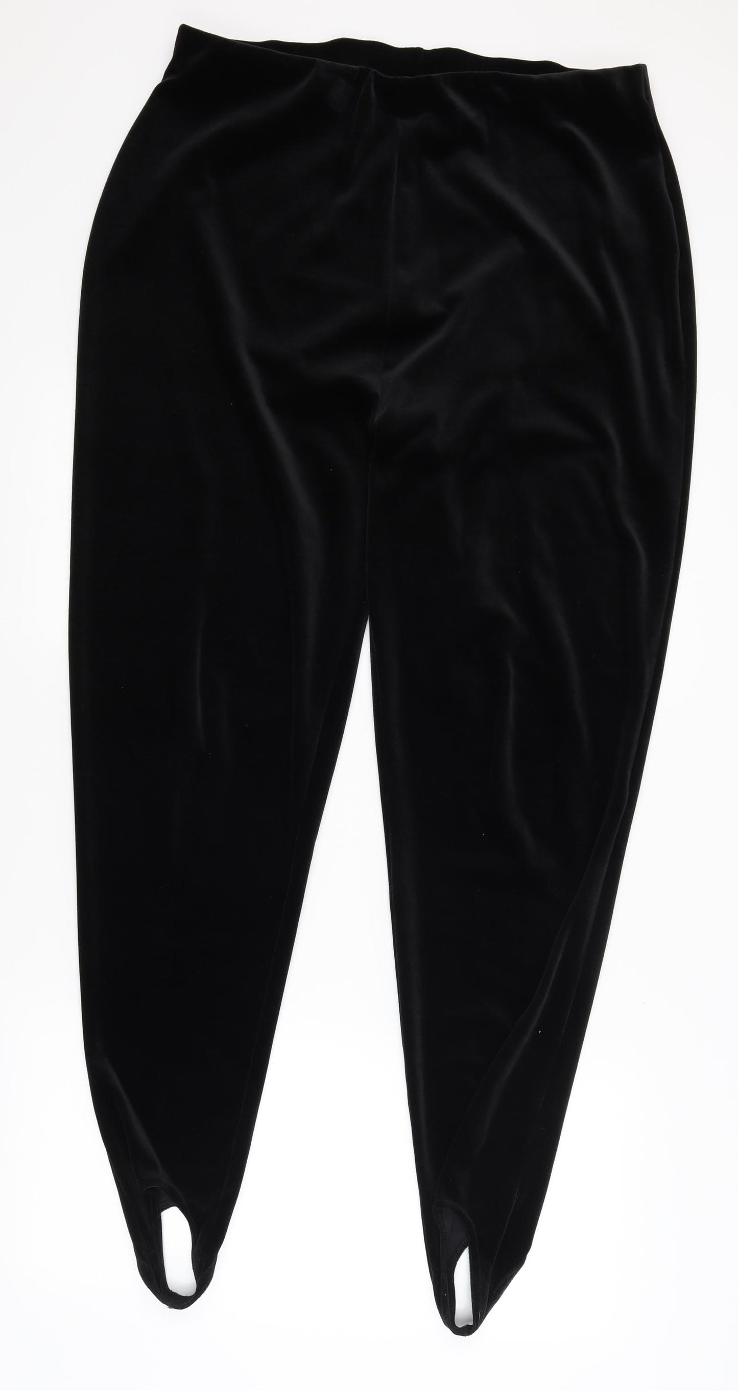 essence Womens Black   Trousers  Size 24 L28 in