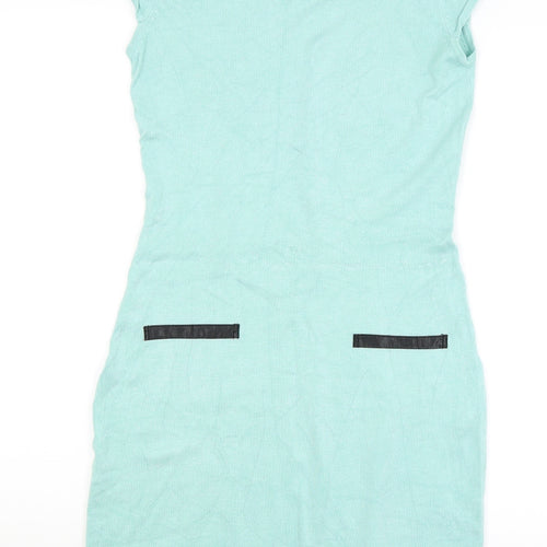 2 Elles Womens Blue   Pencil Dress  Size S