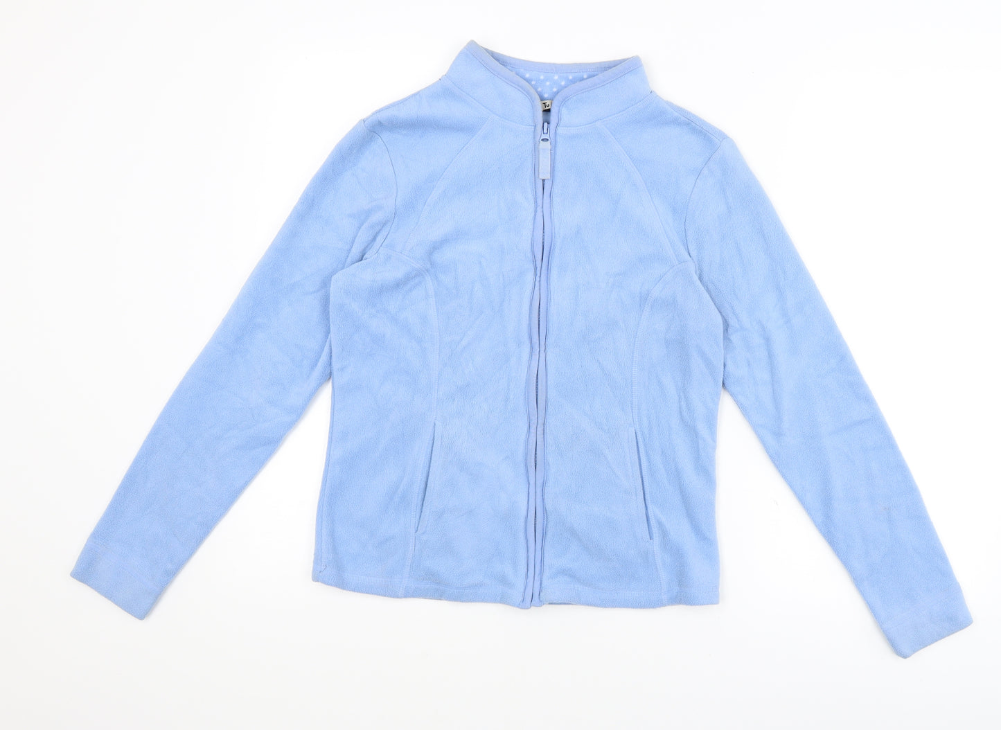 TU Womens Blue   Full Zip Jumper Size 8