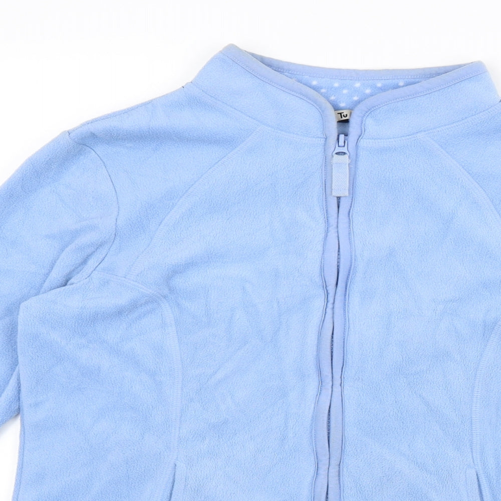 TU Womens Blue   Full Zip Jumper Size 8