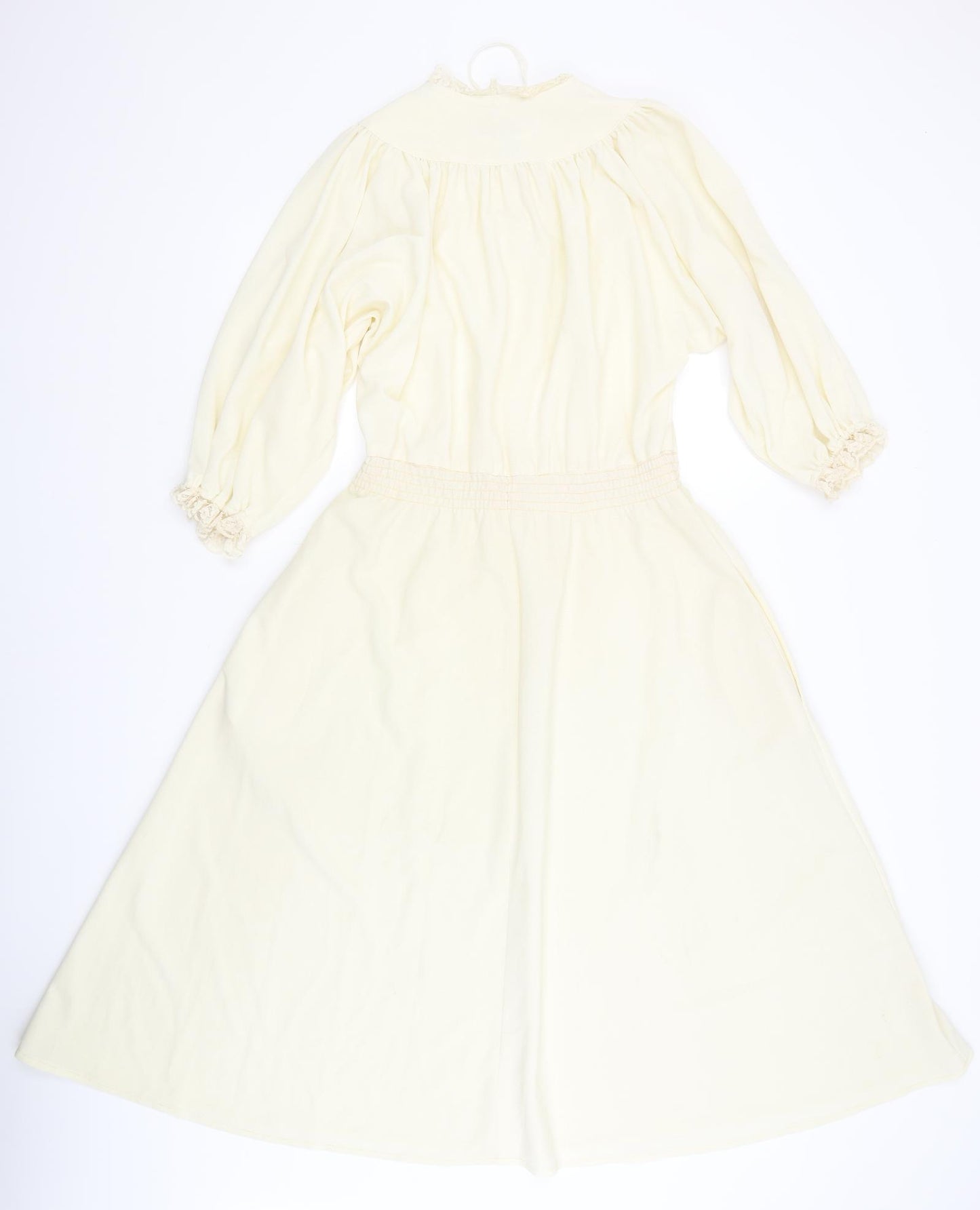 Preworn Womens Ivory   Fit & Flare  Size 10