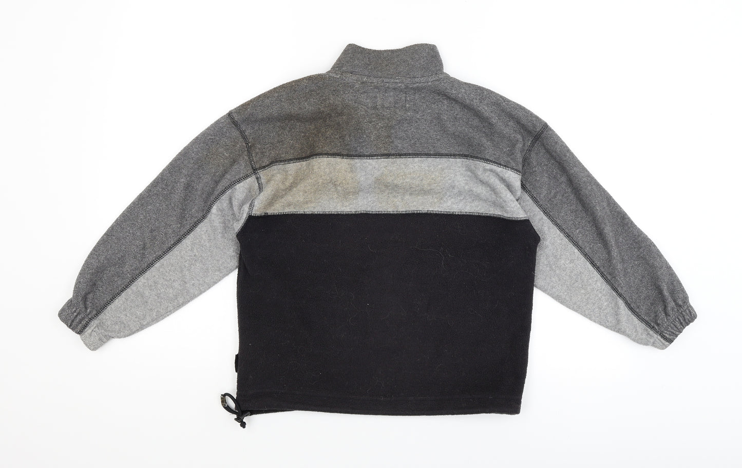 Nick Boys Grey Striped  Pullover Jumper Size 10 Years
