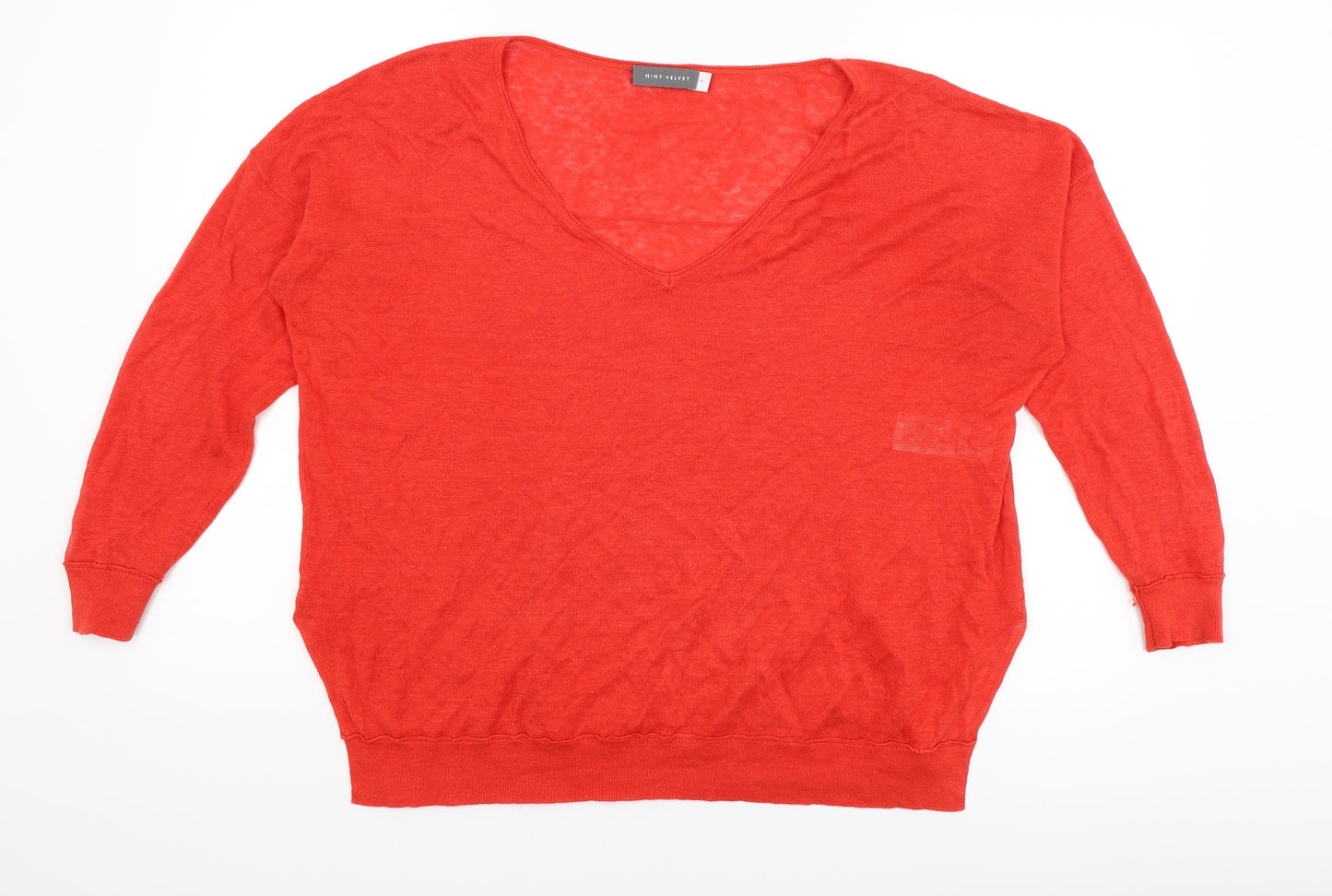Mint Velvet Womens Red   Pullover Jumper Size M