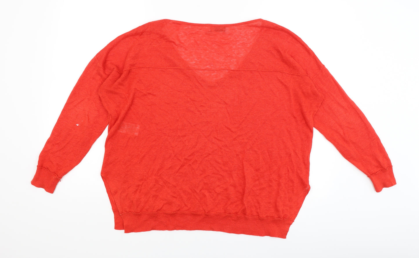 Mint Velvet Womens Red   Pullover Jumper Size M