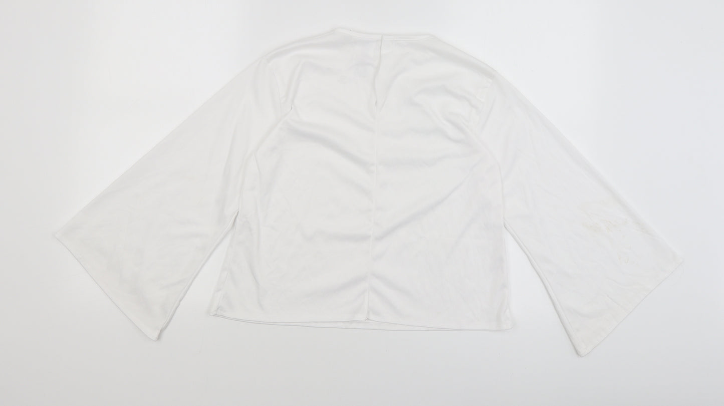 Wicked Costumes Girls White   Basic T-Shirt Size 6-7 Years