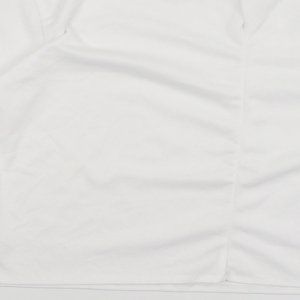 Wicked Costumes Girls White   Basic T-Shirt Size 6-7 Years