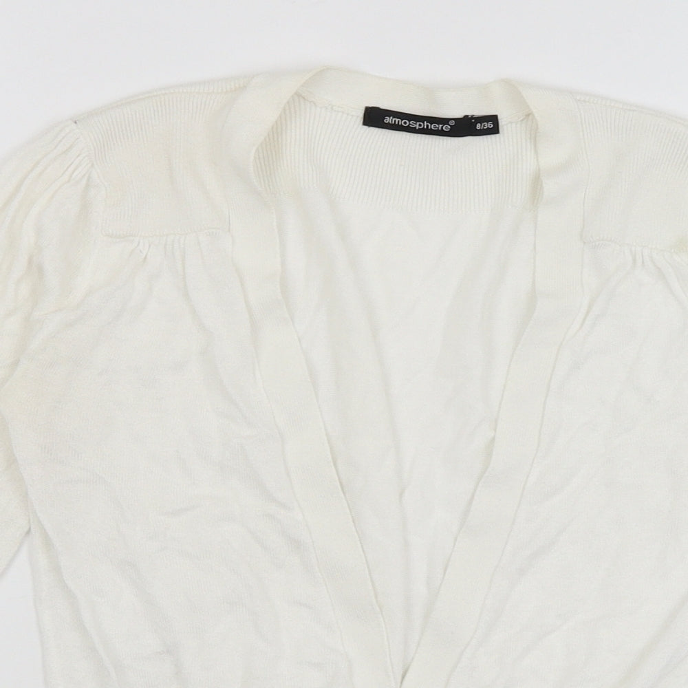 Atmosphere Womens White   Cardigan Jumper Size 8