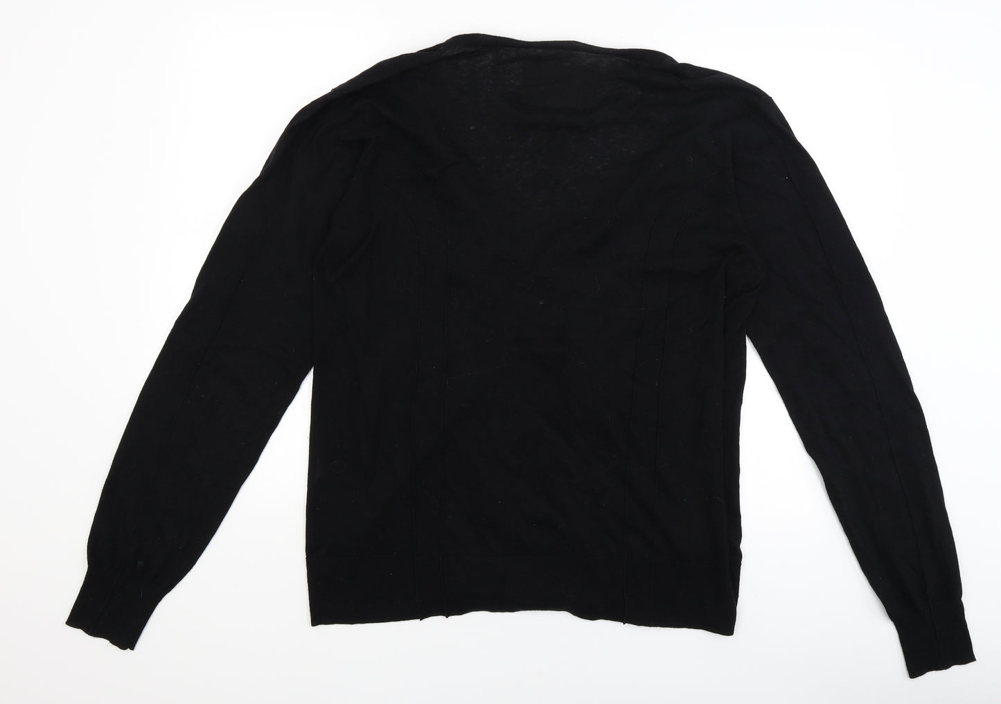 All Saints Mens Black   Cardigan Jumper Size XL