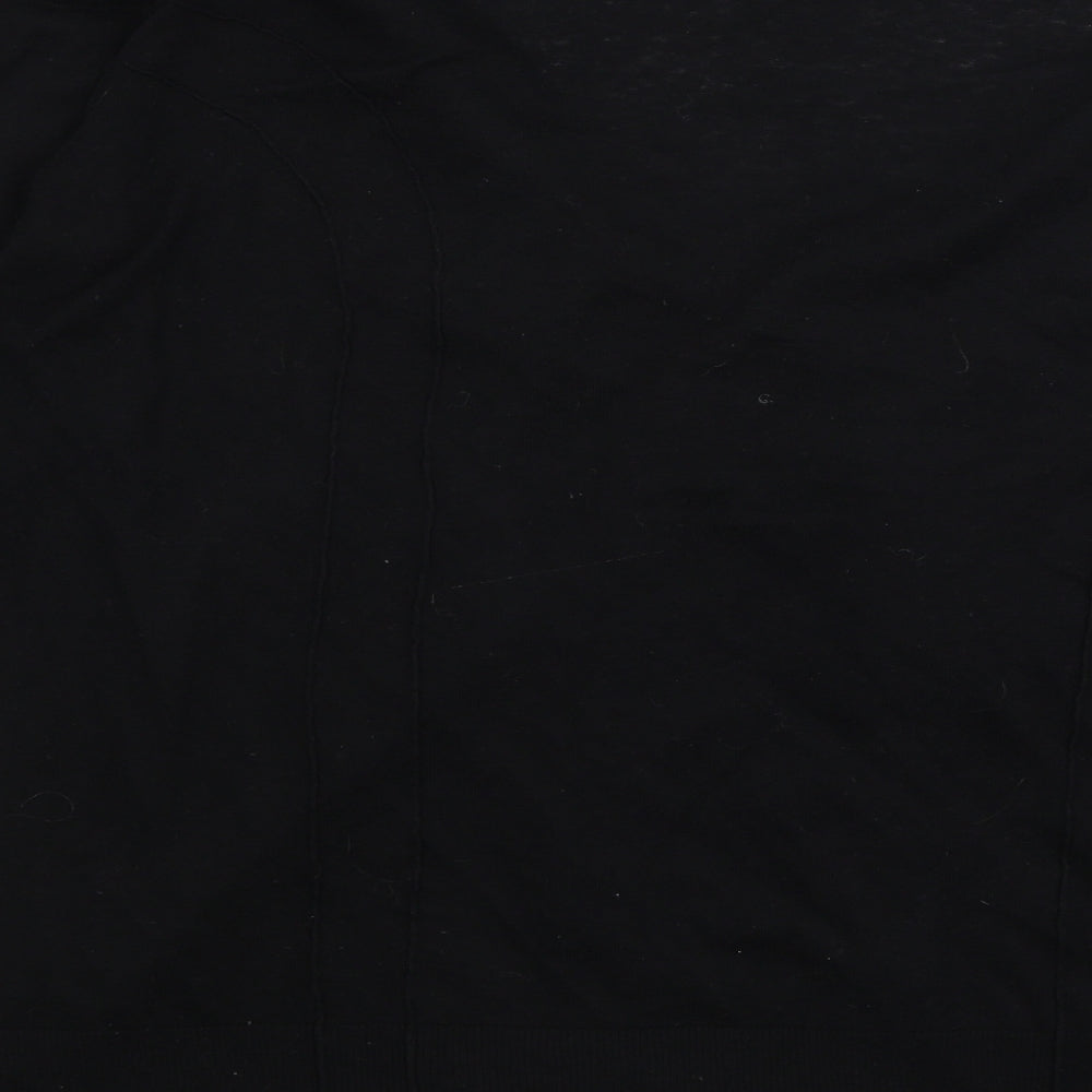 All Saints Mens Black   Cardigan Jumper Size XL