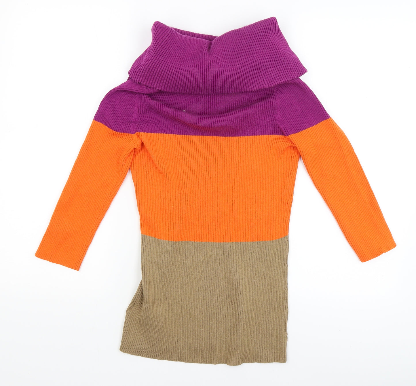 BPC Womens Multicoloured Striped  Pullover Jumper Size S