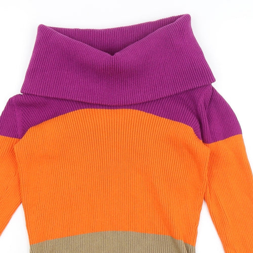 BPC Womens Multicoloured Striped  Pullover Jumper Size S