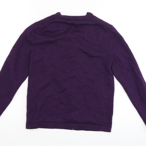 DKNY Womens Purple   Cardigan Jumper Size M