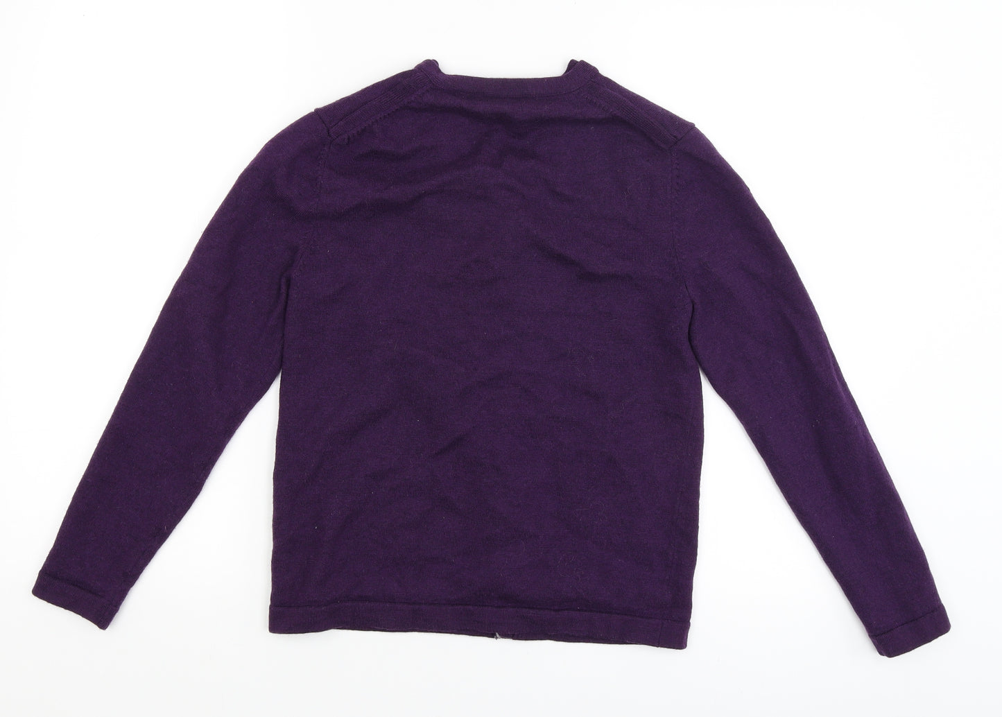 DKNY Womens Purple   Cardigan Jumper Size M