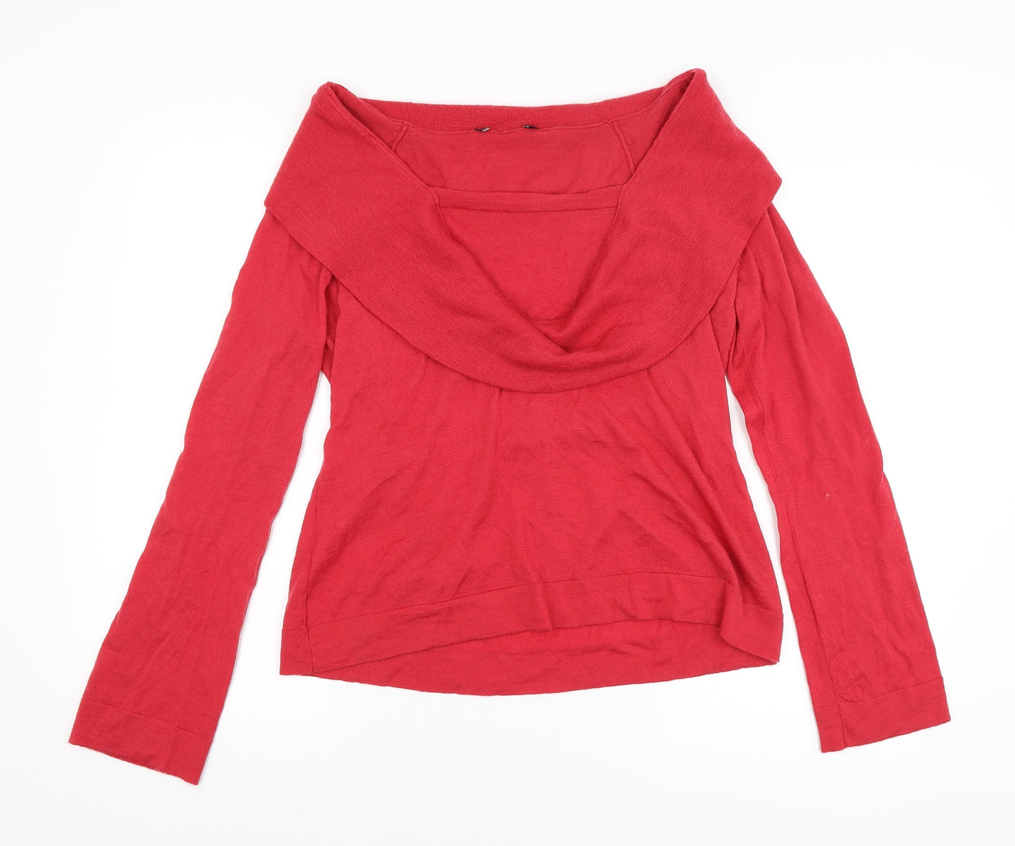 Preworn Womens Red   Basic T-Shirt Size 14