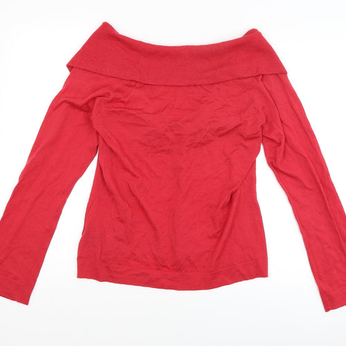 Preworn Womens Red   Basic T-Shirt Size 14