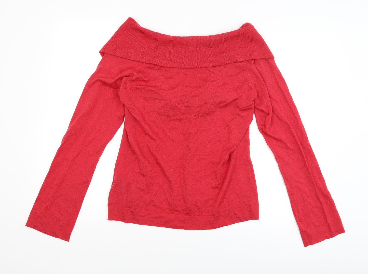 Preworn Womens Red   Basic T-Shirt Size 14