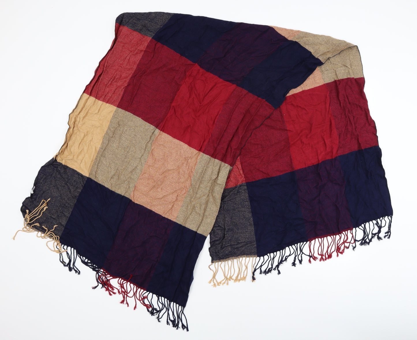 Preworn Womens Multicoloured Check   Scarf