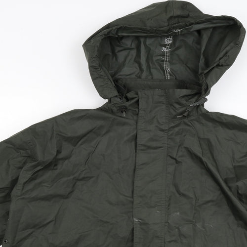 Harvey James Mens Green   Rain Coat Coat Size L