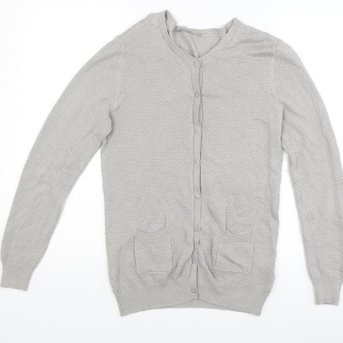 VRS Womens Grey   Cardigan Jumper Size M