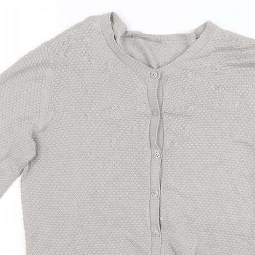 VRS Womens Grey   Cardigan Jumper Size M