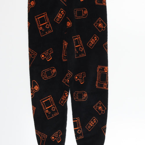 Primark Boys Black Geometric   Pyjama Pants Size 6-7 Years