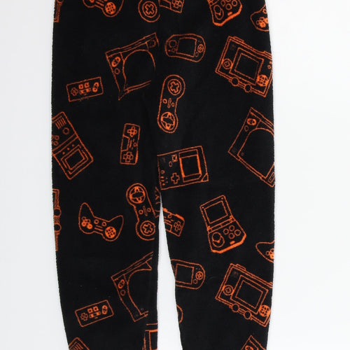 Primark Boys Black Geometric   Pyjama Pants Size 6-7 Years
