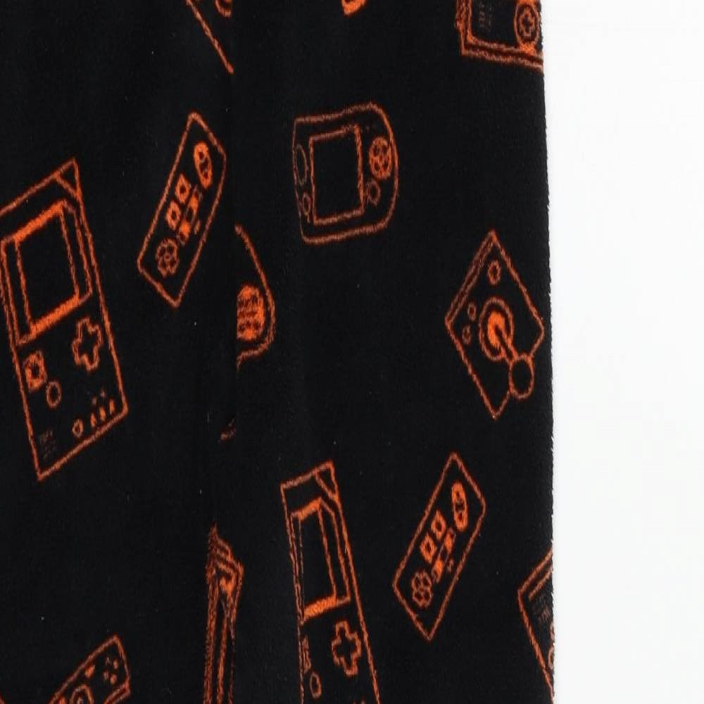 Primark Boys Black Geometric   Pyjama Pants Size 6-7 Years