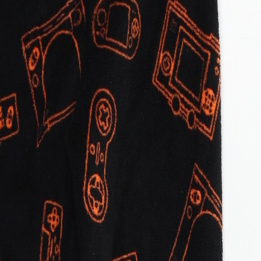 Primark Boys Black Geometric   Pyjama Pants Size 6-7 Years
