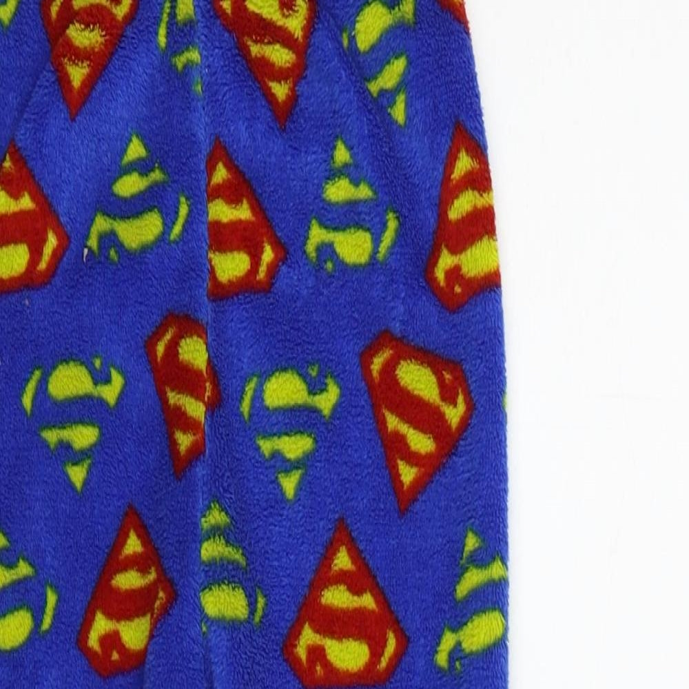 Primark Boys Blue Geometric   Pyjama Pants Size 3-4 Years  - superman