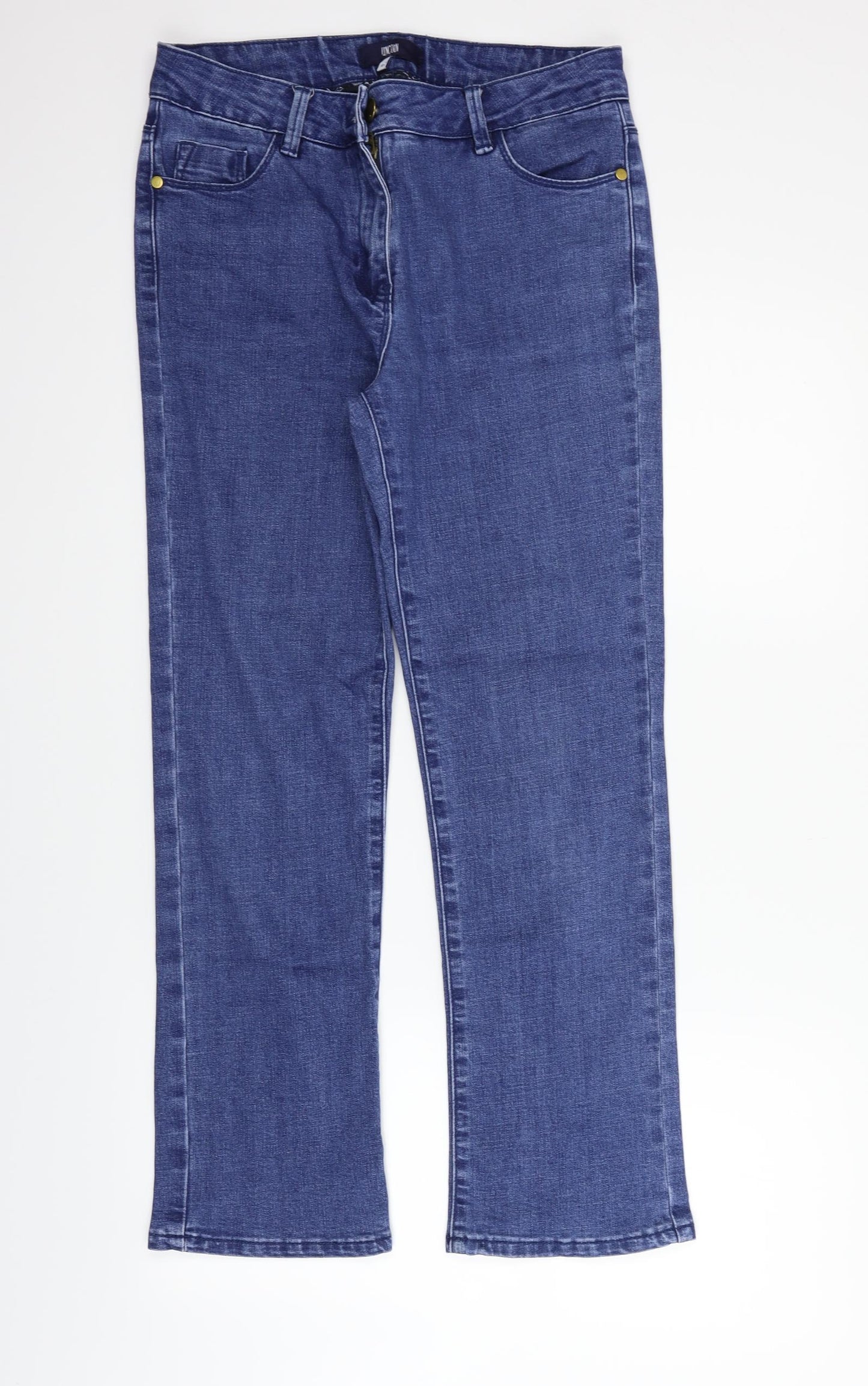 Lincoln Womens Blue   Straight Jeans Size 10 L26 in