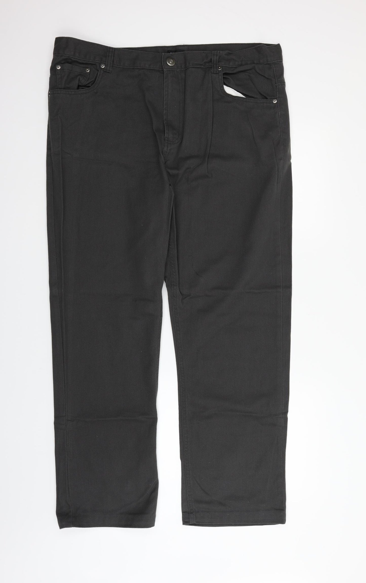 deniem co Mens Grey   Straight Jeans Size 40 in L30 in