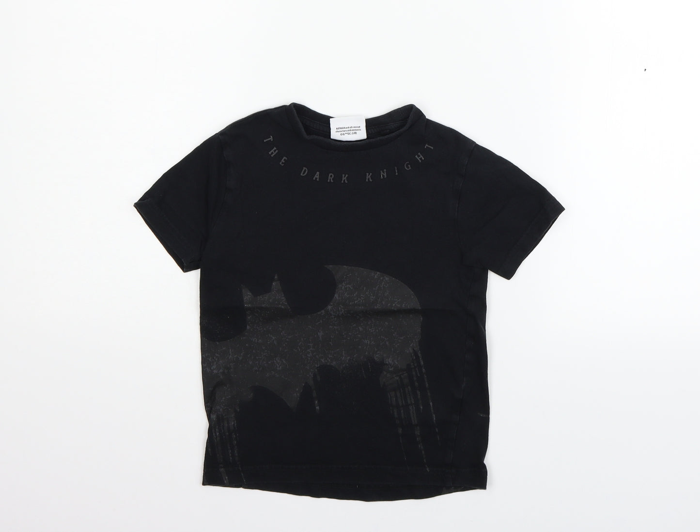 NEXT Boys Black   Basic T-Shirt Size 4 Years  - batman