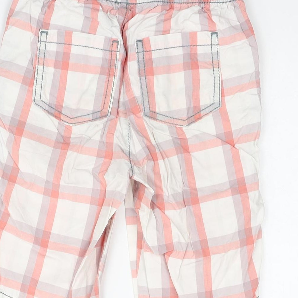 TU Boys White Geometric  Chino Shorts Size 6 Years