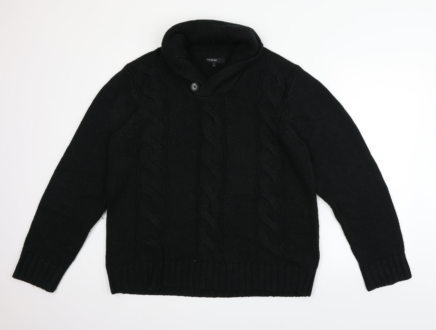 Marks and Spencer Womens Black   Pullover Jumper Size M
