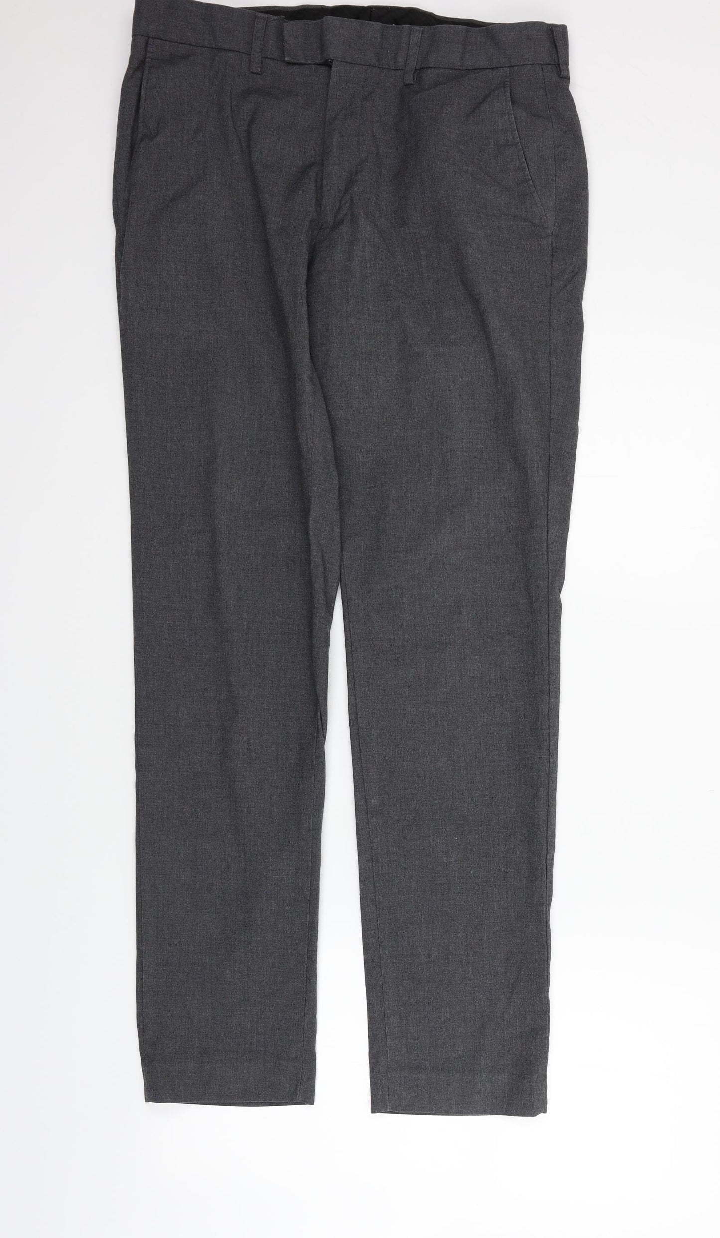 Preworn Womens Grey   Trousers  Size 34 in L28 in