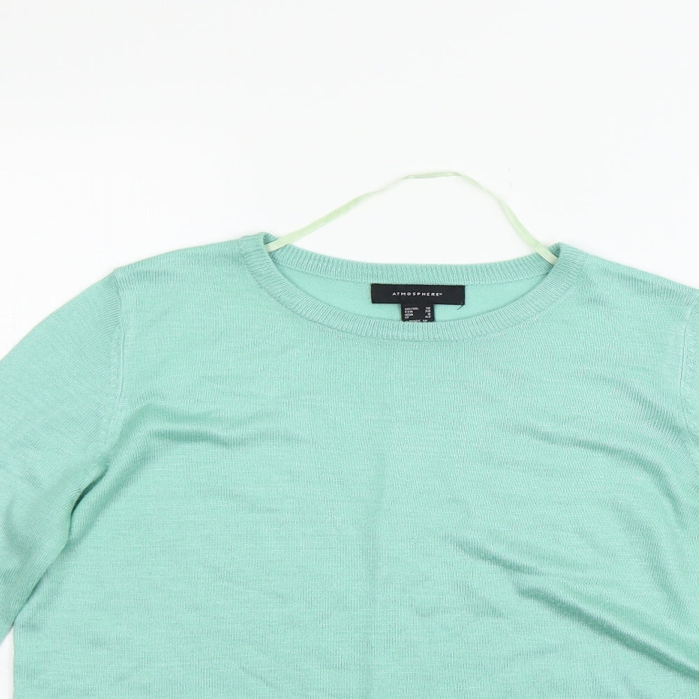 Atmosphere Womens Green   Pullover Jumper Size 10