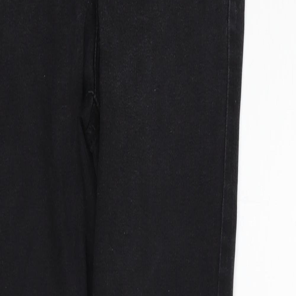 deniem & co Womens Black   Straight Jeans Size 10 L28 in