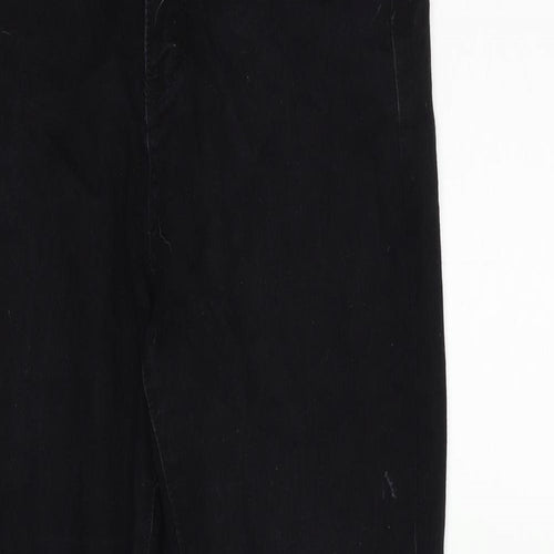 Boohoo Womens Black   Straight Jeans Size 10 L26 in